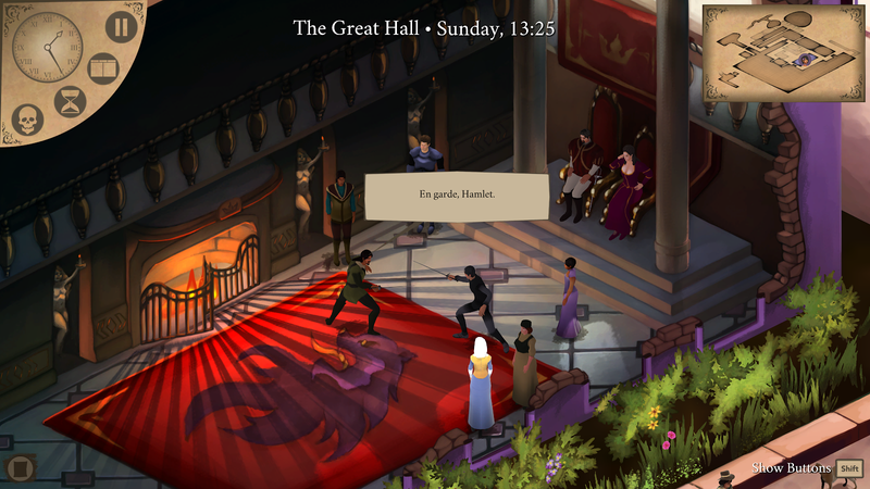 Illustration for article titled A Game Where You Try To Prevent A Shakespearean Murder In Real Time